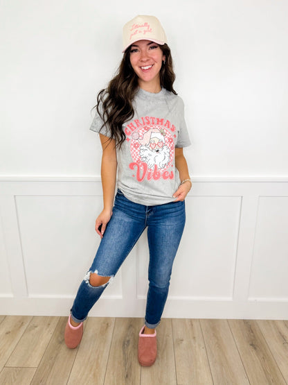 Risen Molly Distressed High-Rise Skinny Dark Wash Jeans