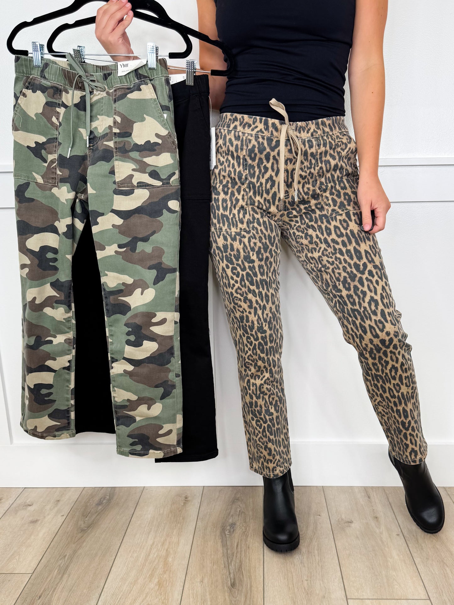 YMI Liv High-Rise Cropped Slim Fit Jeans - 3 options! (Pull On, Non Distressed)