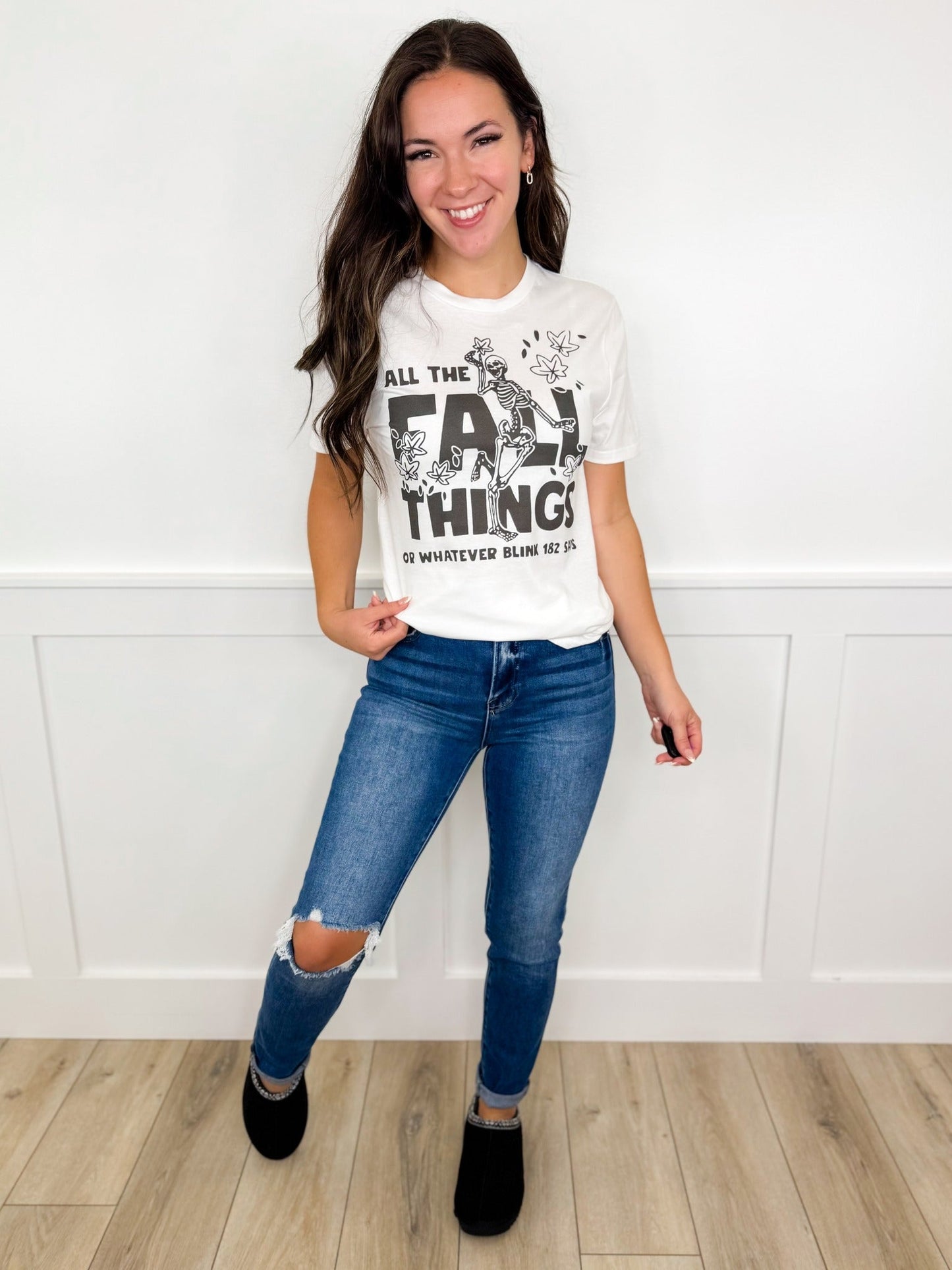 Risen Molly Distressed High-Rise Skinny Dark Wash Jeans