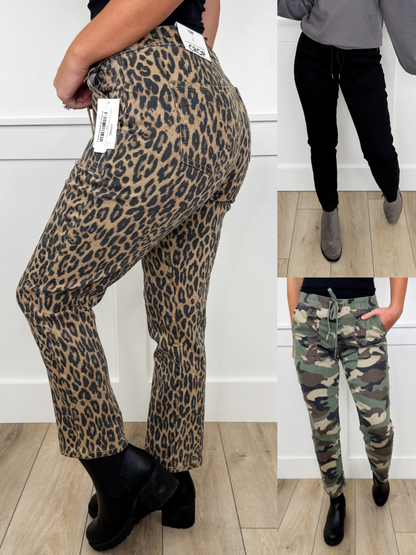 YMI Liv High-Rise Cropped Slim Fit Jeans - 3 options! (Pull On, Non Distressed)