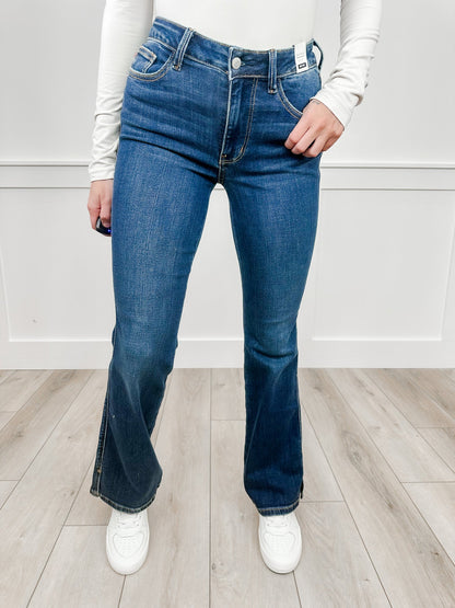 Judy Blue Lyla Mid-Rise Bootcut Jeans - Dark Wash (Non-Distressed)