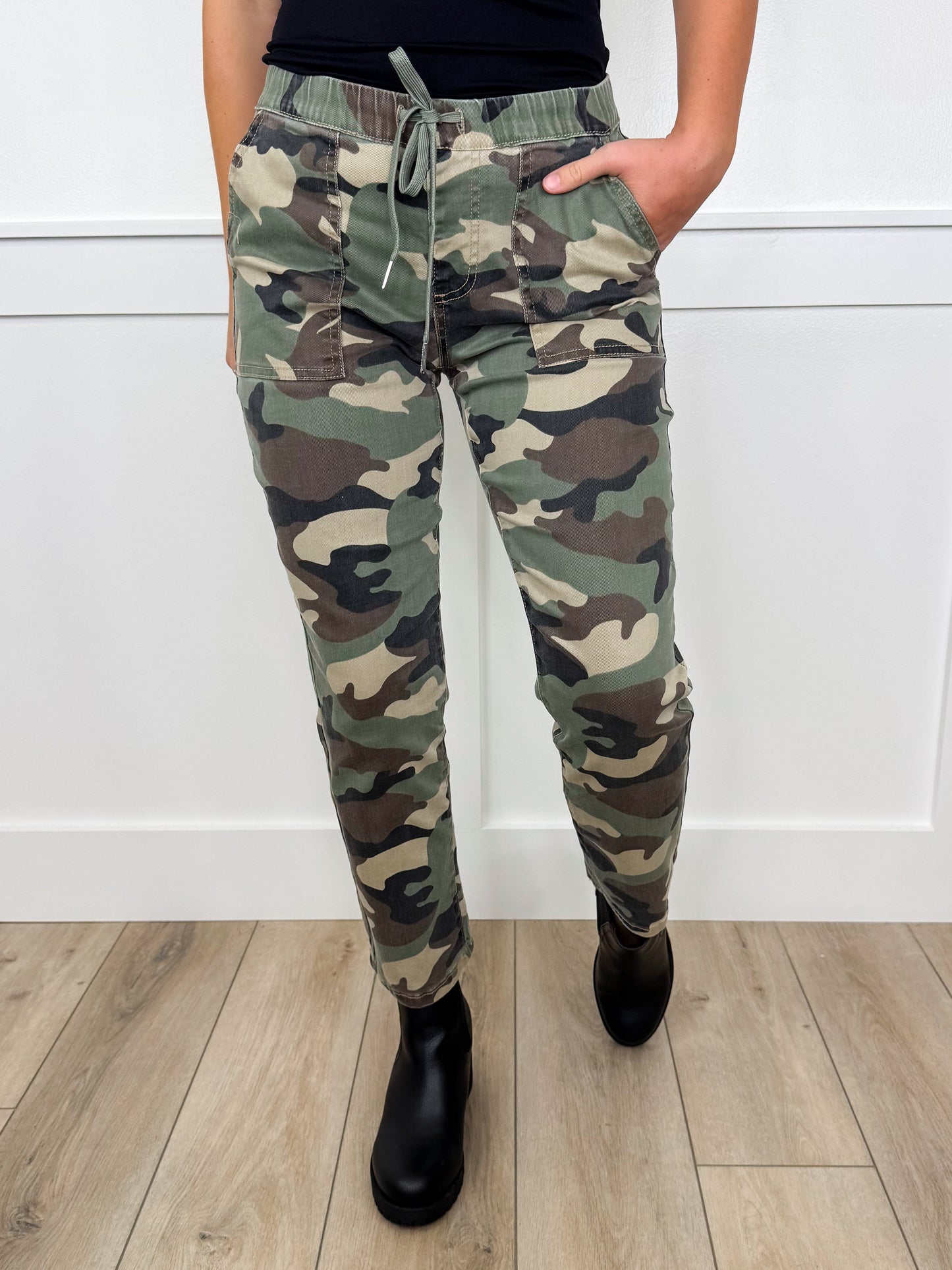 YMI Liv High-Rise Cropped Slim Fit Jeans - 3 options! (Pull On, Non Distressed)