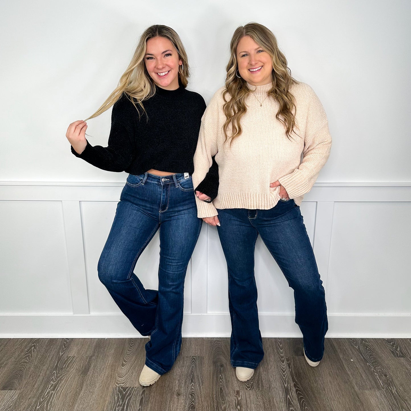 Judy Blue Ayla High-Rise Flare Dark Wash Jeans