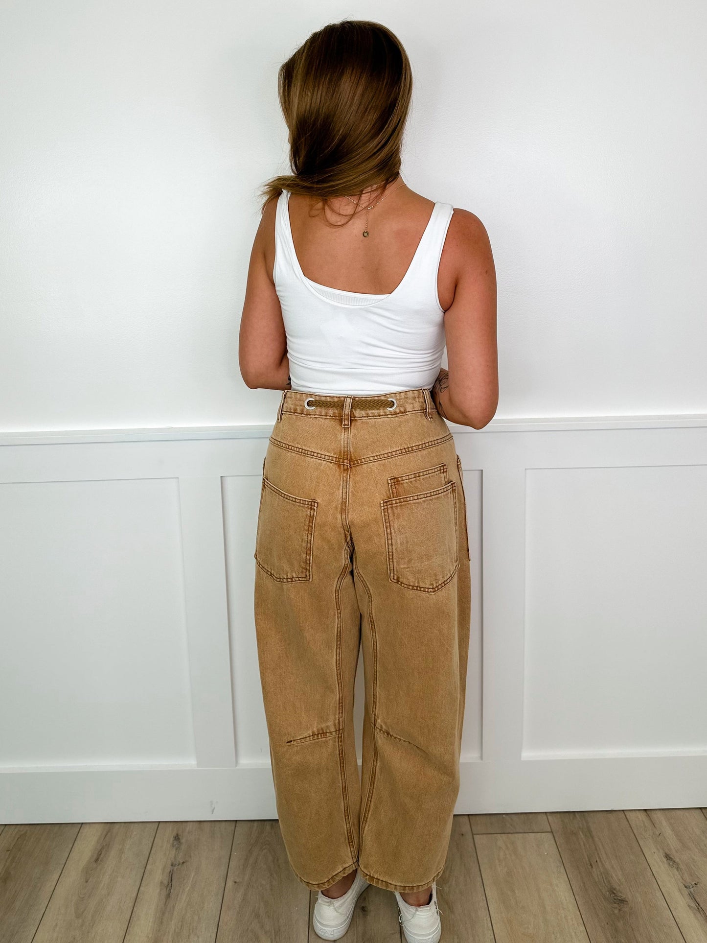 Tonight We Party High-Rise Cotton Blend Avery Mae Barrel Jeans - 3 colors!