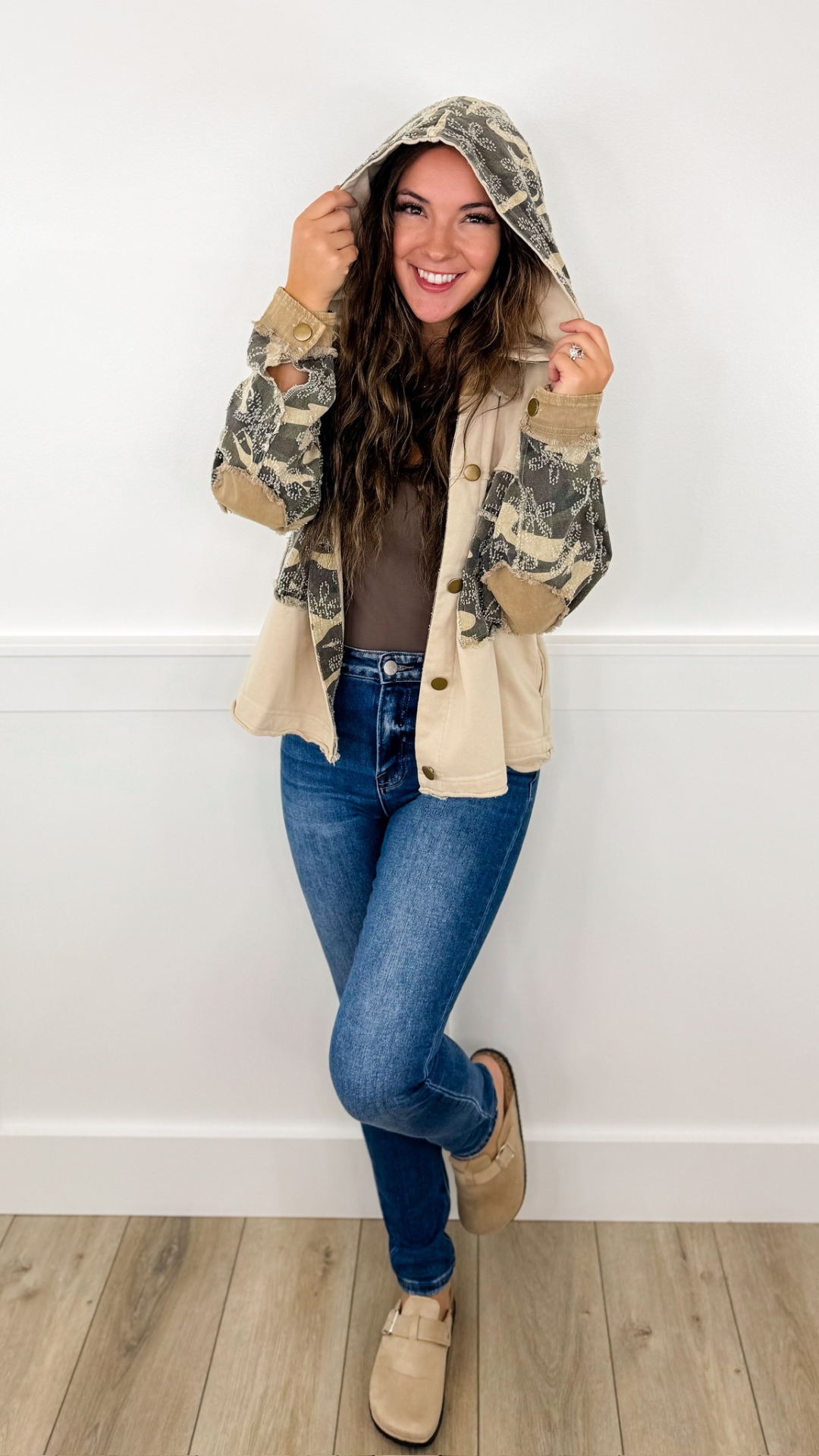 Risen Molly Distressed High-Rise Skinny Dark Wash Jeans